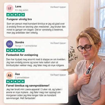 Loera™ Tinnitusapparaten som gir deg stillhet